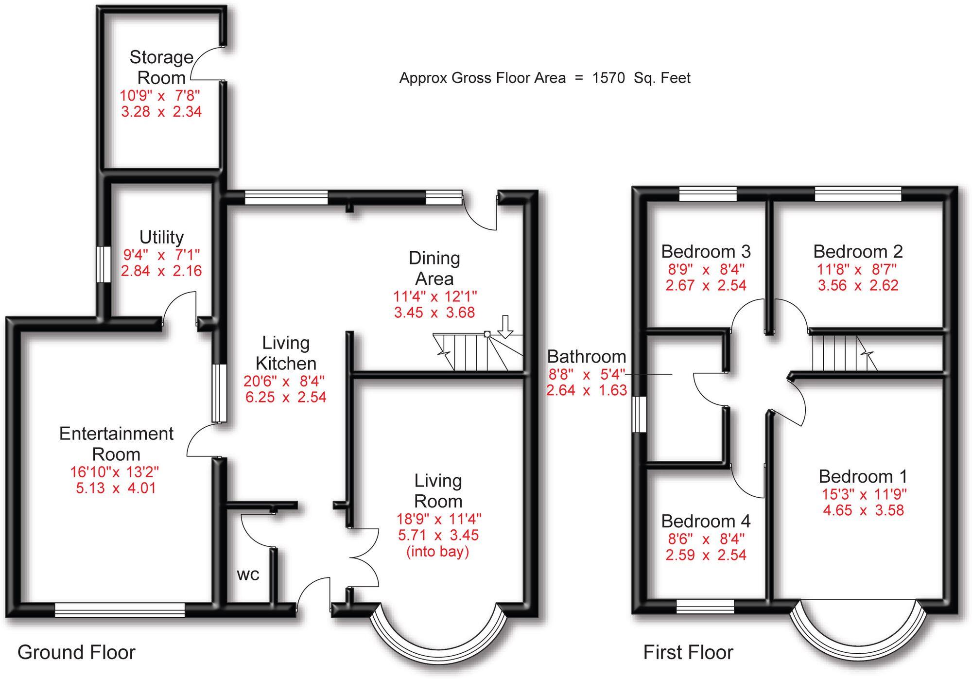 Truro Close, Bramhall, SK7 floorplan