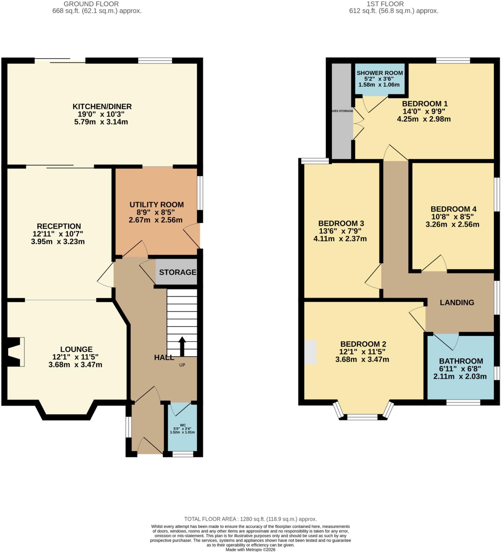 Courthouse Road, Maidenhead, Berkshire, SL6 6HY floorplan