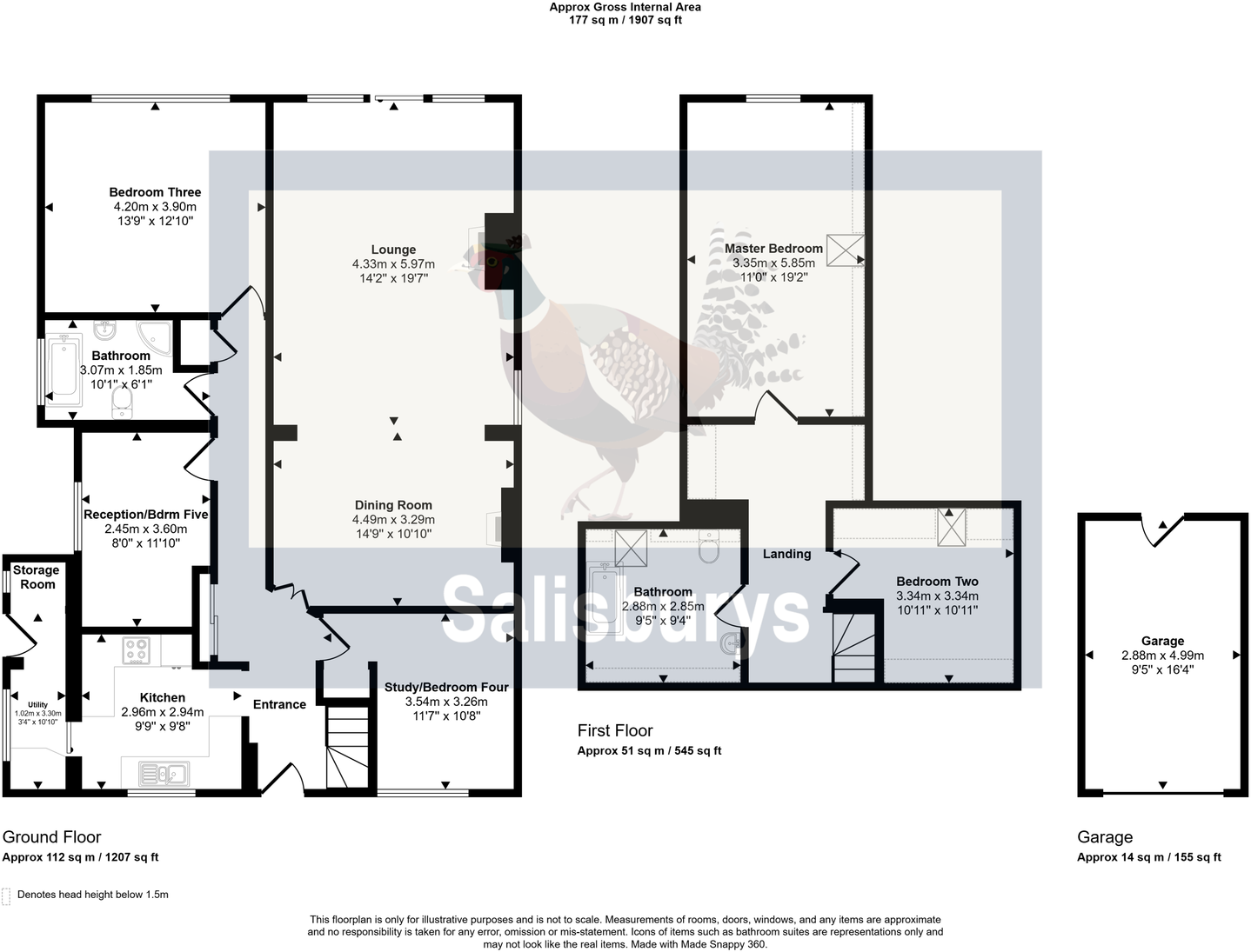 Mohuns Park, Tavistock, PL19 floorplan