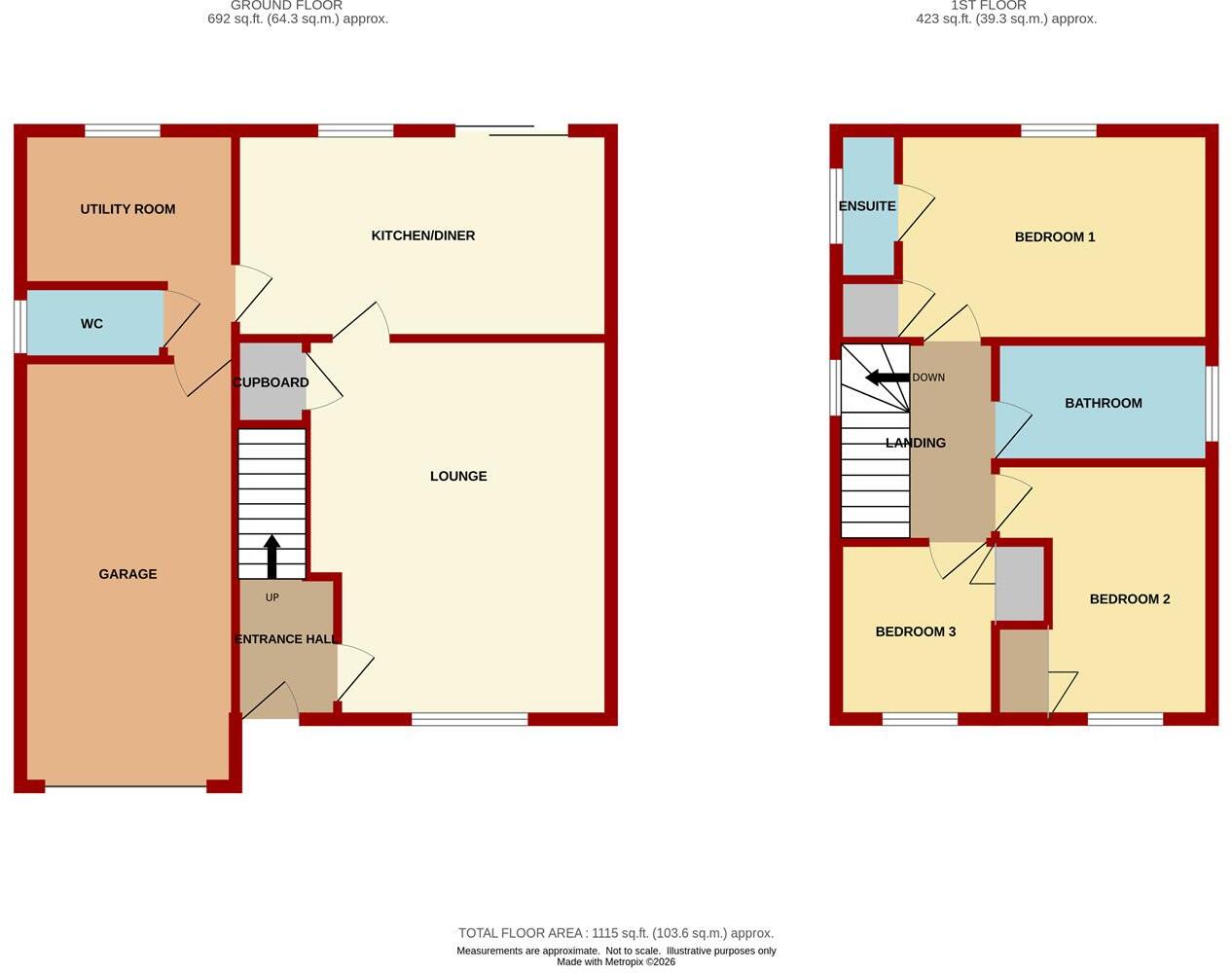 Oak Meadow, Lydney floorplan