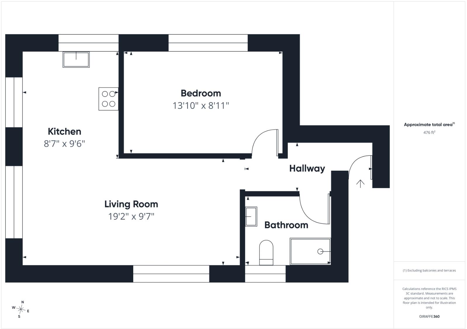 Vicarage Road, Blackwater, Camberley, Hampshire, GU17 floorplan