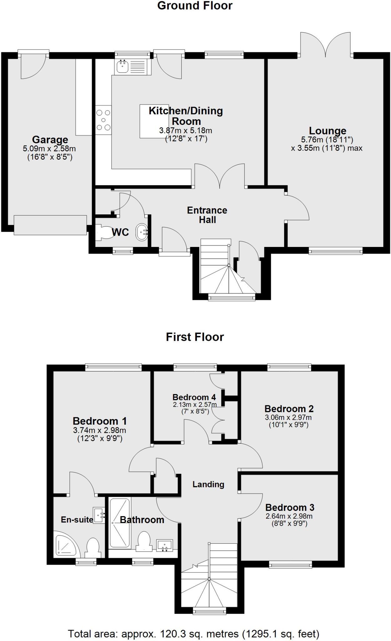 Milton Close, Cherry Willingham floorplan