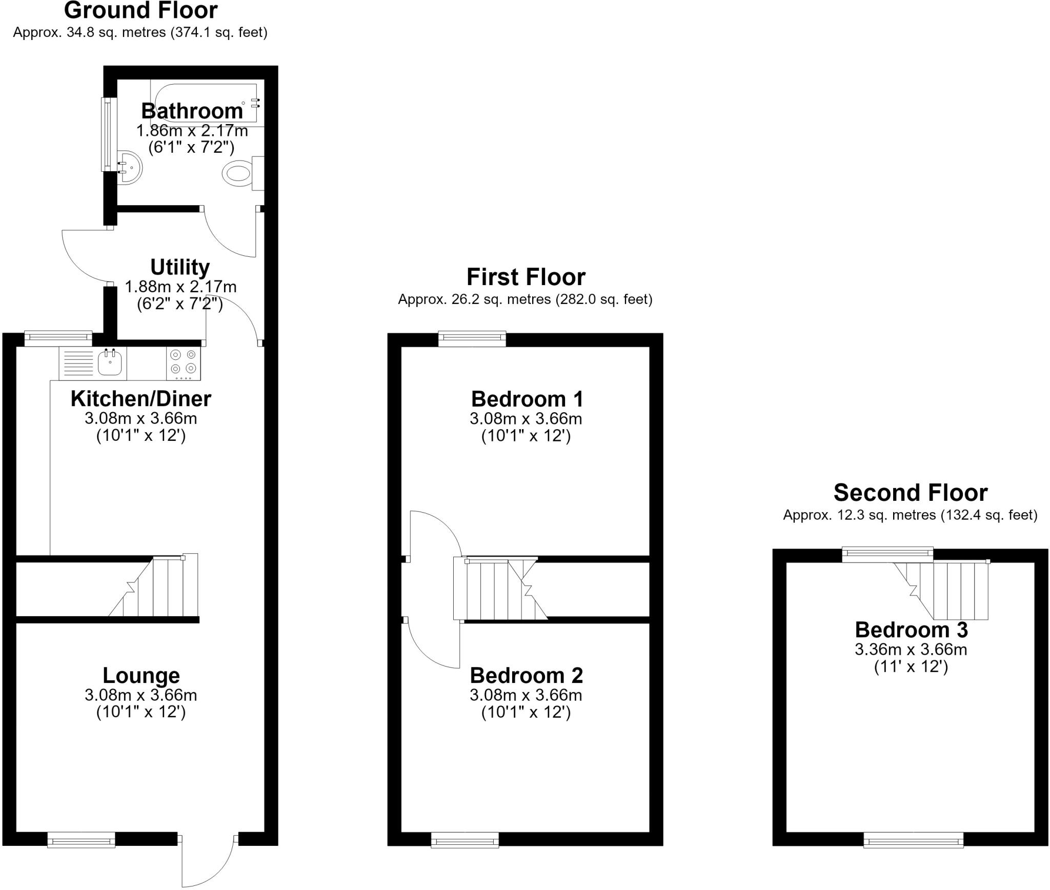 Theodore Place Gillingham ME7 floorplan