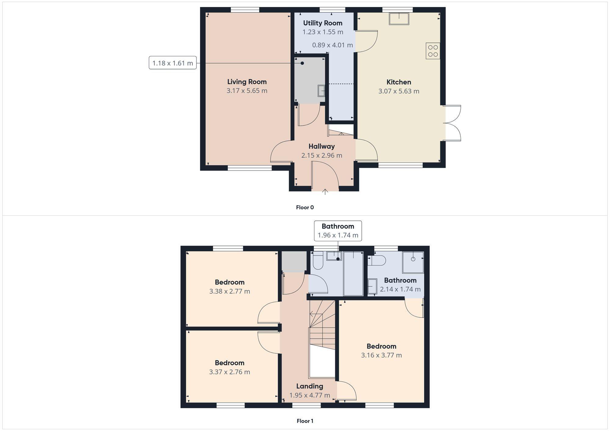 Old Forge Close, Kegworth, DE74 floorplan