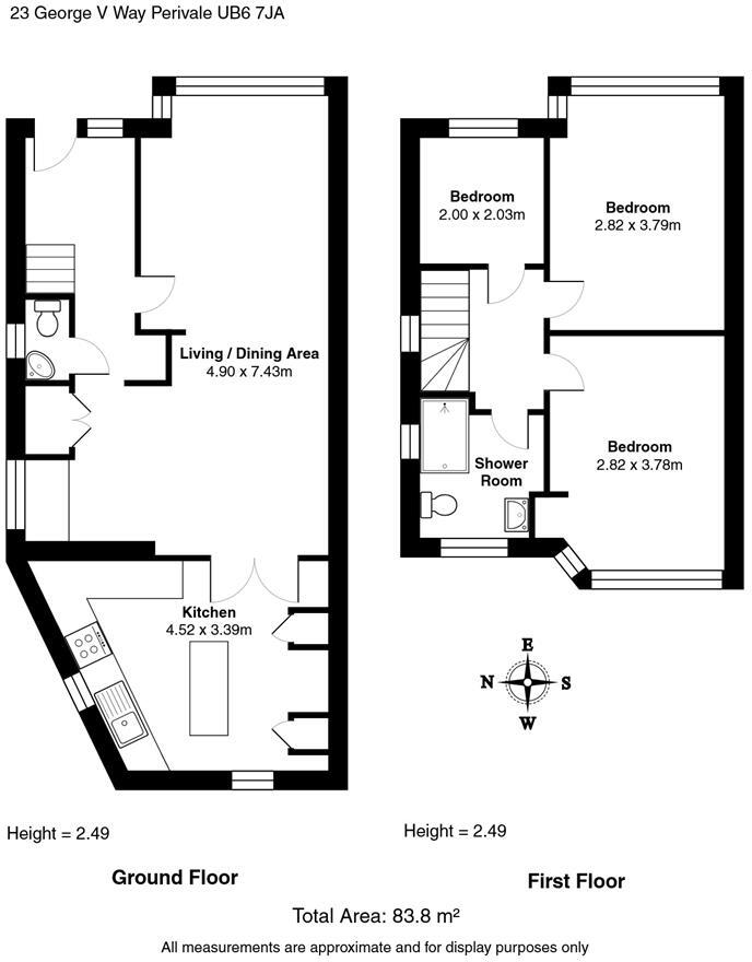 George V Way, Perivale, Greenford floorplan