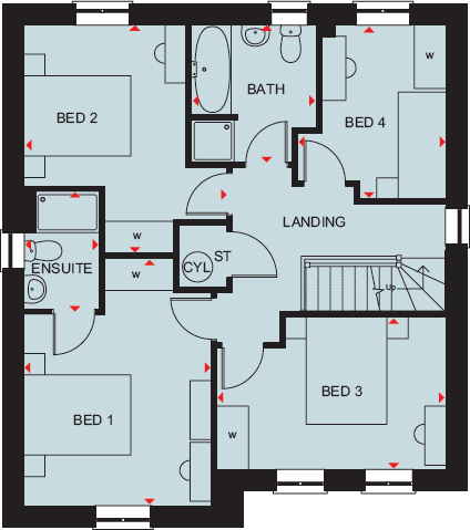Ackworth Road, Pontefract, 
West Yorkshire, 
WF8 4RE floorplan