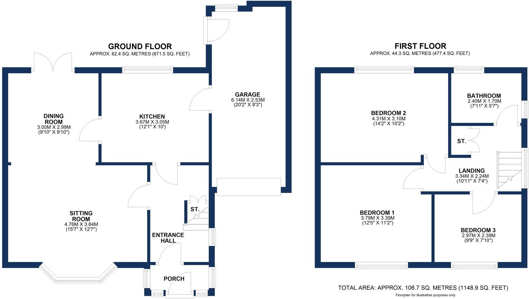Long Hey, Hale floorplan