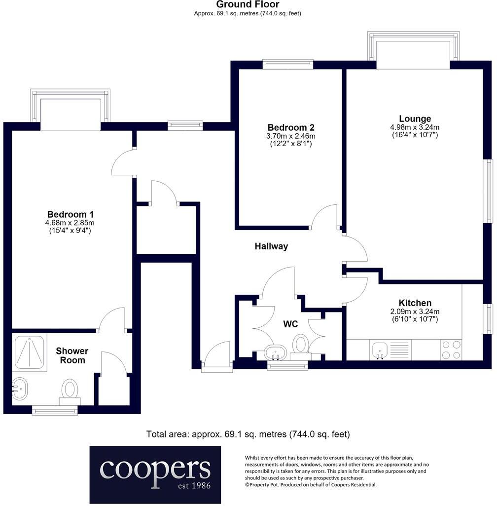 Yew Treet Court, Barnet Lane floorplan