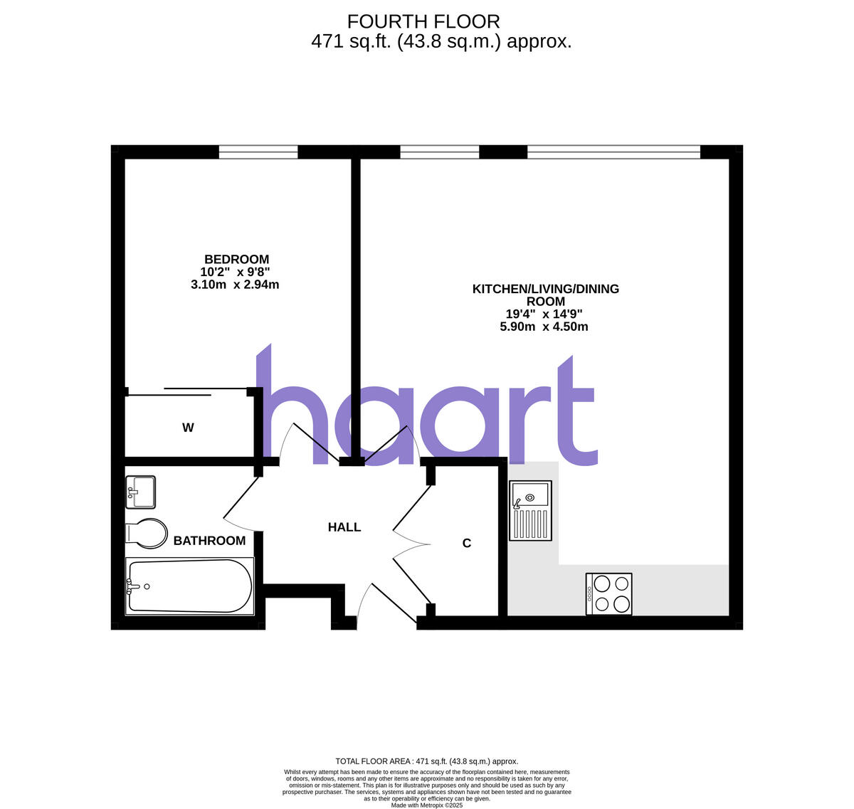 Stafford Road, Croydon floorplan