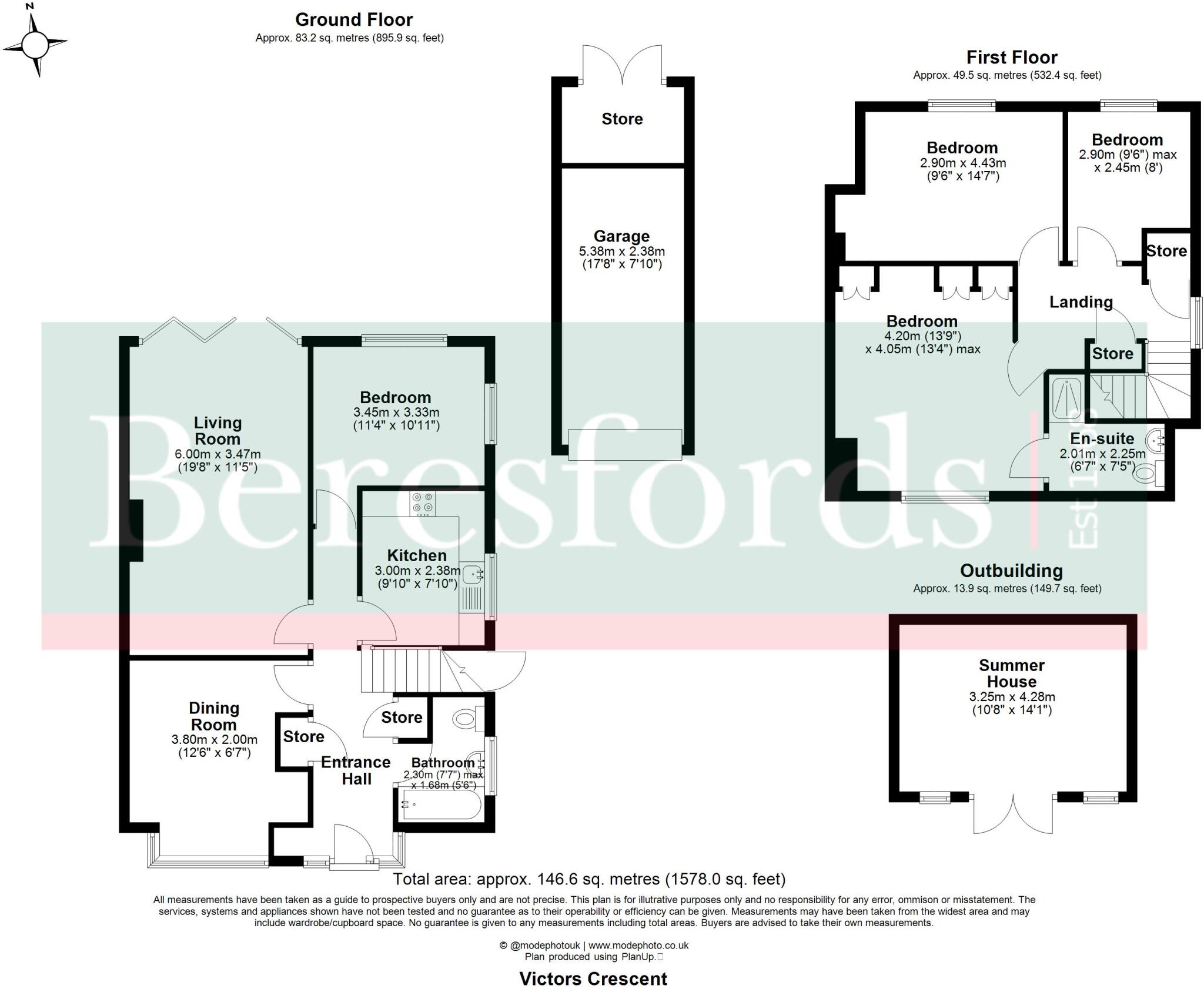 Victors Crescent, Hutton, CM13 floorplan