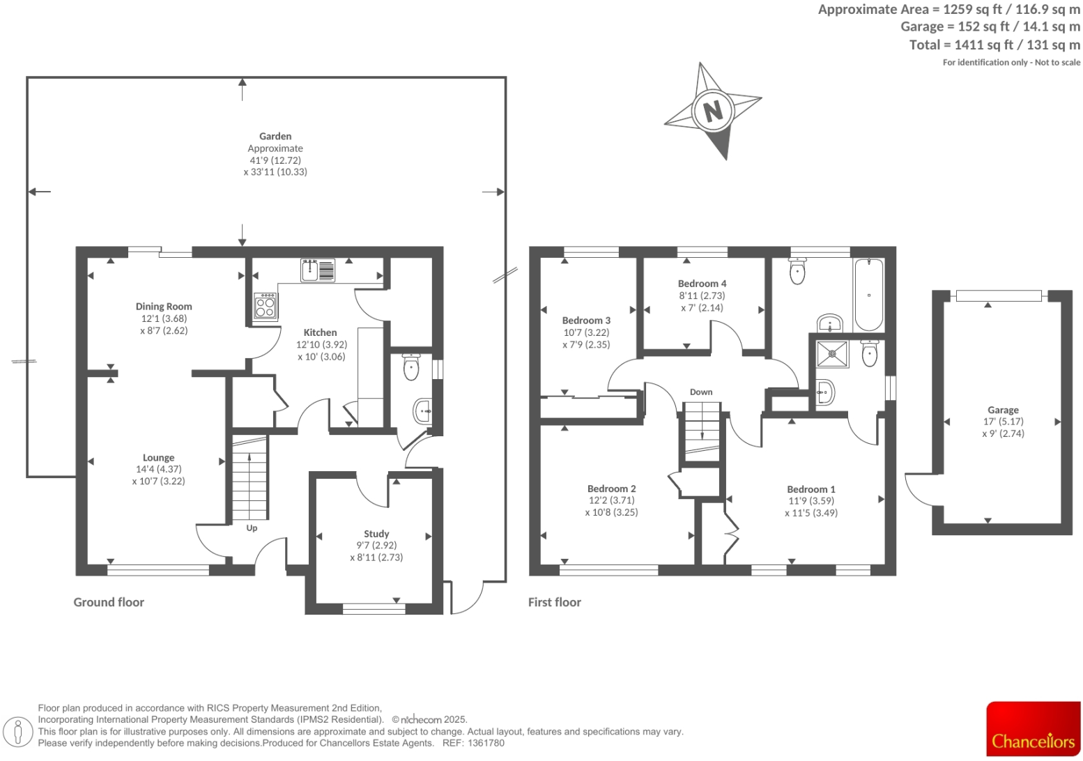 Fair Close,  Bicester, Oxfordshire, OX26 floorplan