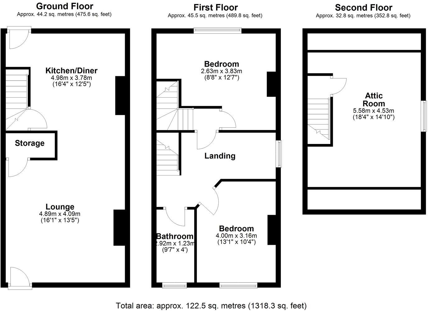 Towngate, Huddersfield floorplan
