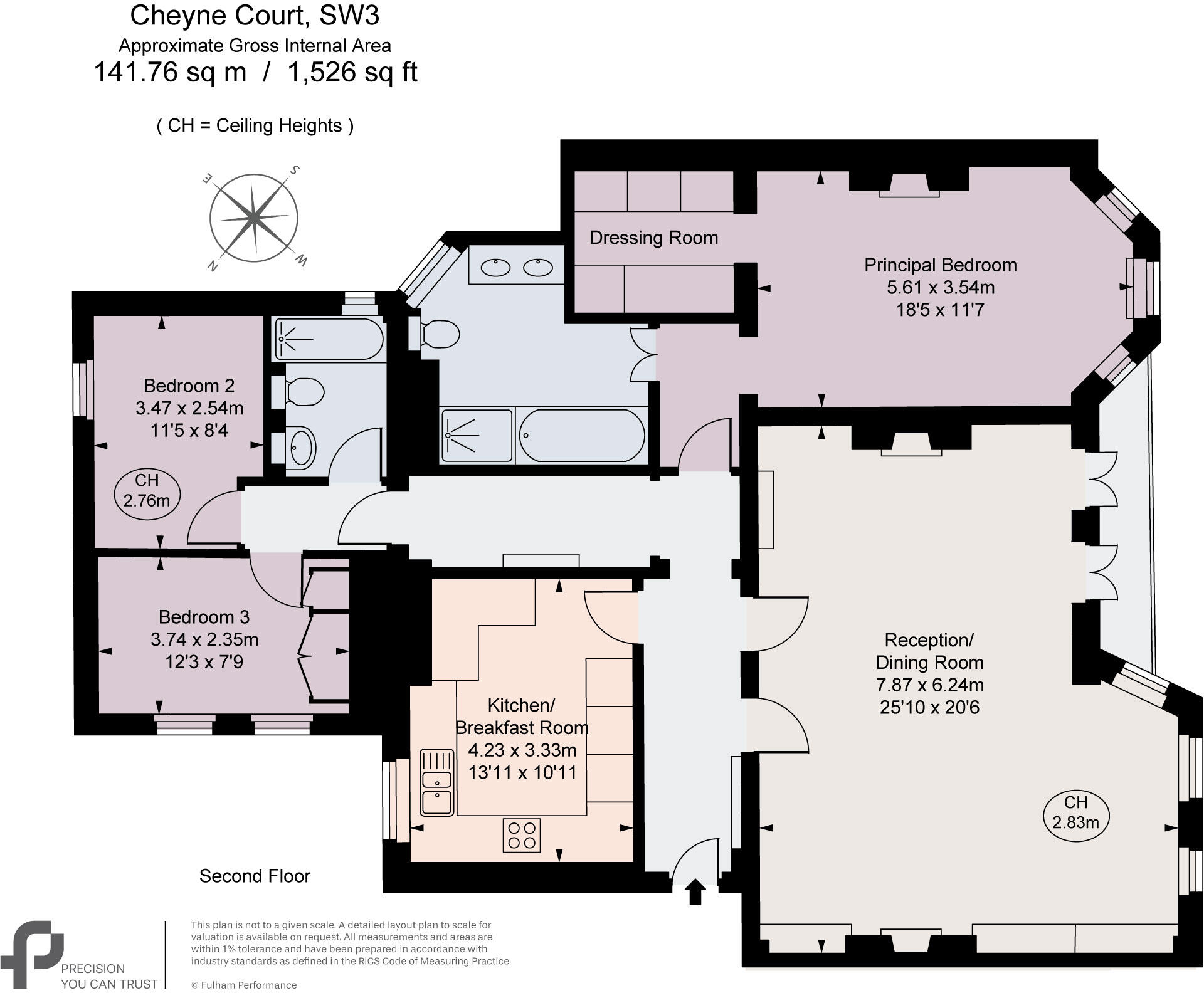 Cheyne Court, London, SW3 floorplan