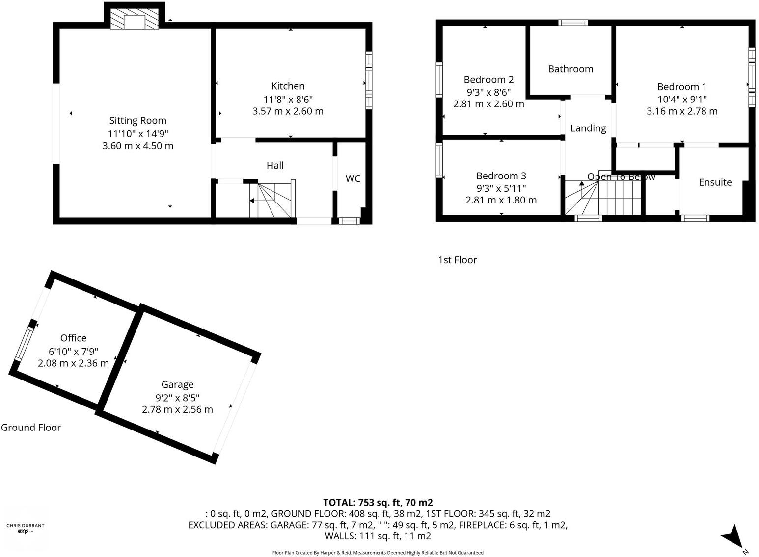 Leary Crescent, Newport Pagnell, MK16 9GD floorplan