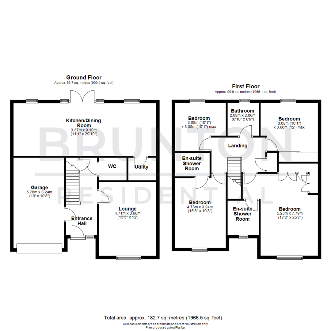 Archerfield Drive, The Fairways, Cramlington, NE23 8BQ floorplan