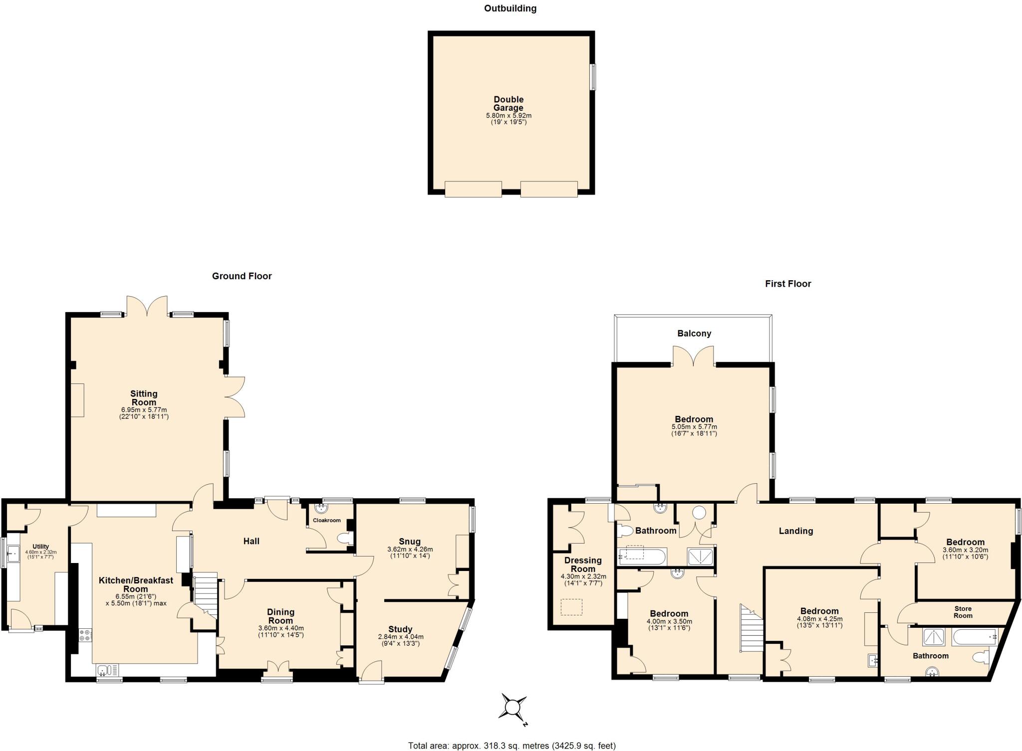 Weston Under Penyard, Spacious Period House  floorplan