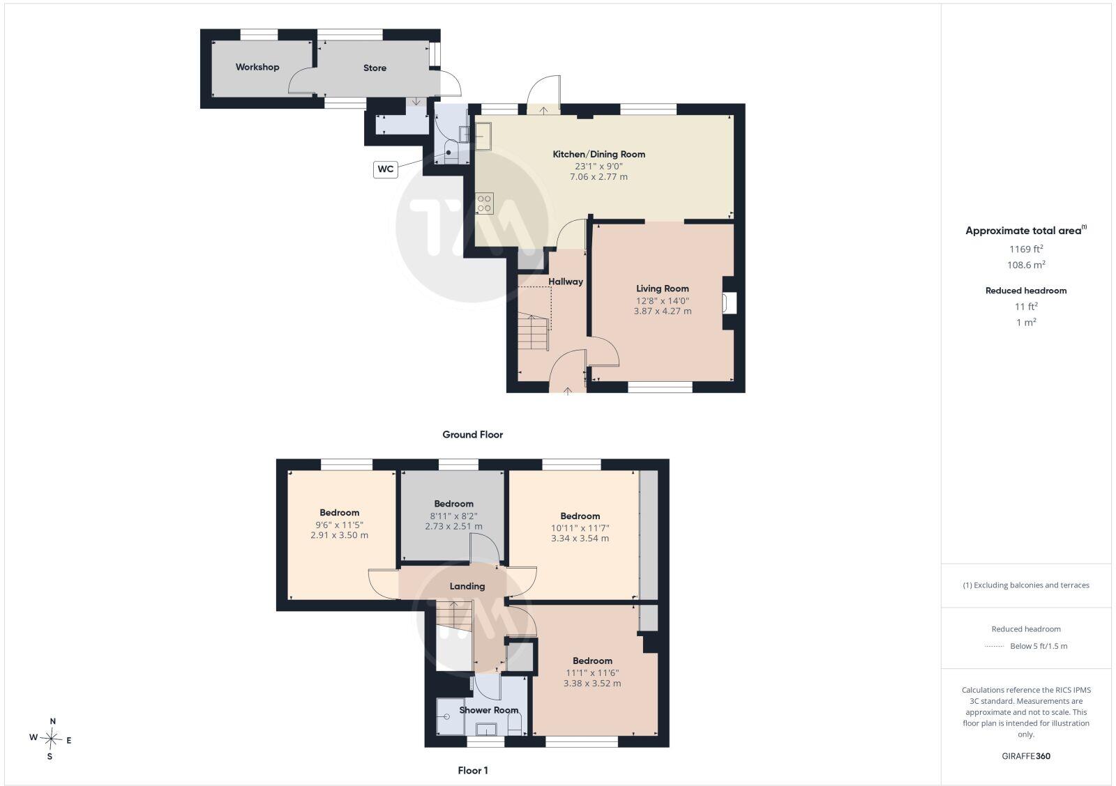 Fairlands, Biggleswade, Bedfordshire, SG18 floorplan