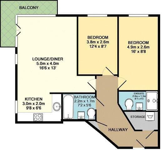 Colombo Square, Ochre Yards, Gateshead floorplan