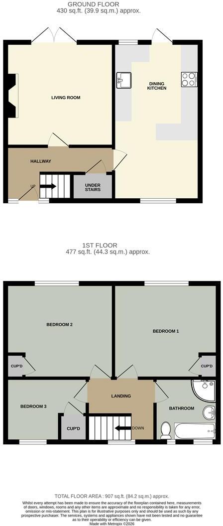 Warnell Drive, Carlisle floorplan