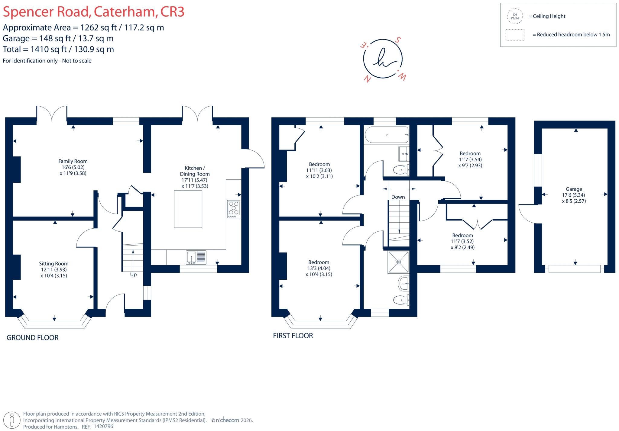 Spencer Road, Caterham, CR3 floorplan