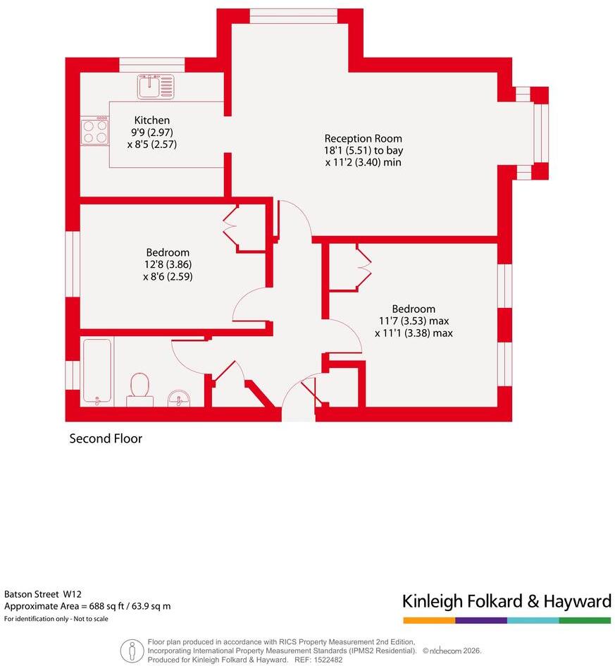 Batson Street, Shepherd's Bush, London, W12 floorplan