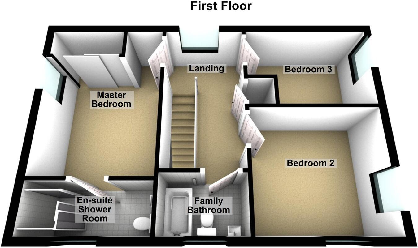 Hill Crest Road, Tatenhill, Burton-on-Trent, DE13 floorplan