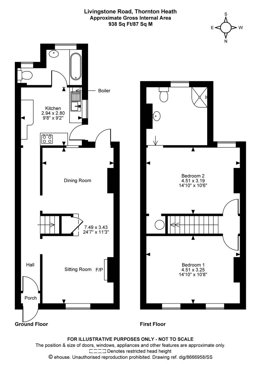 Livingstone Road, Thornton Heath floorplan