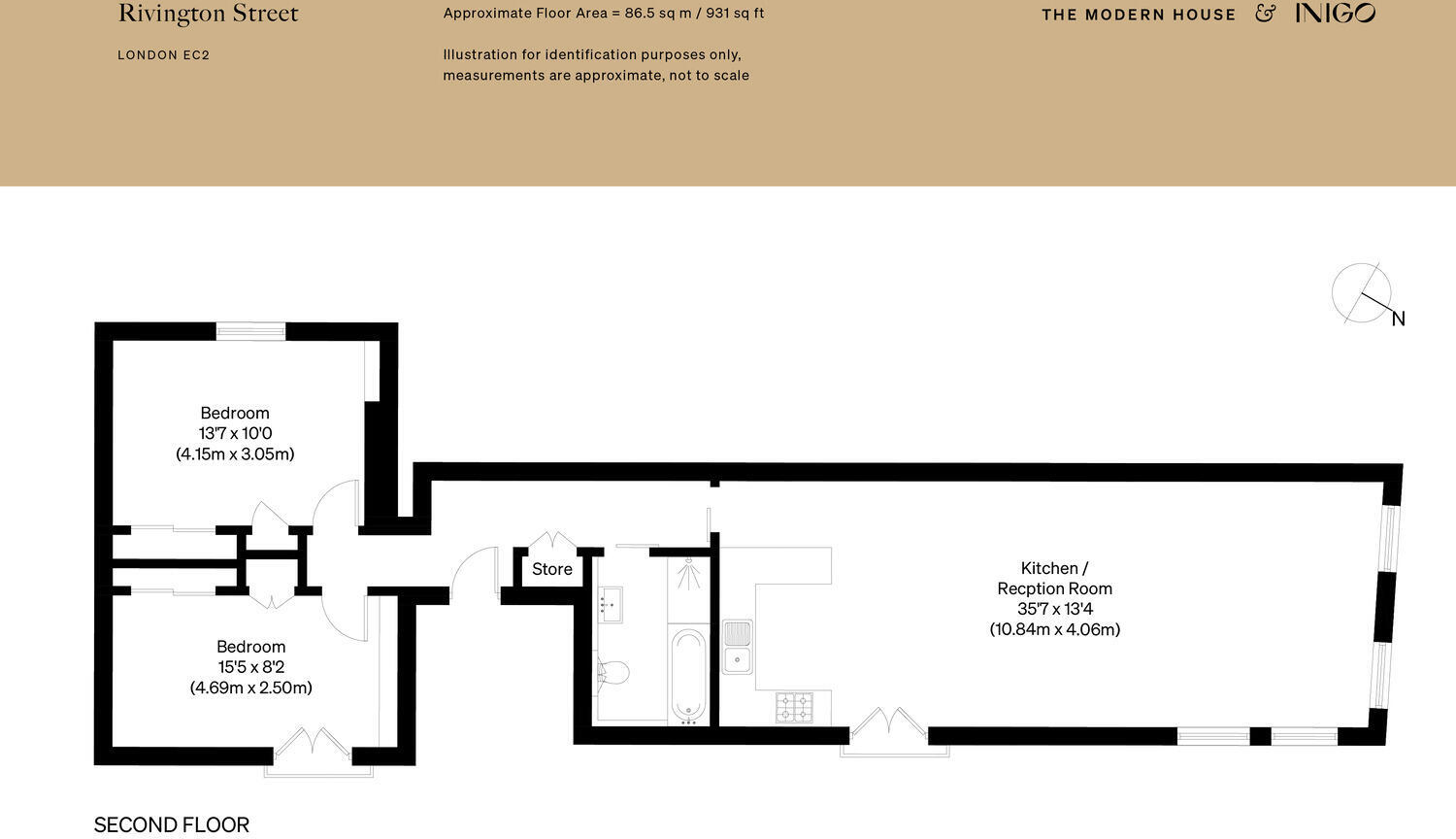 Rivington Street, London floorplan