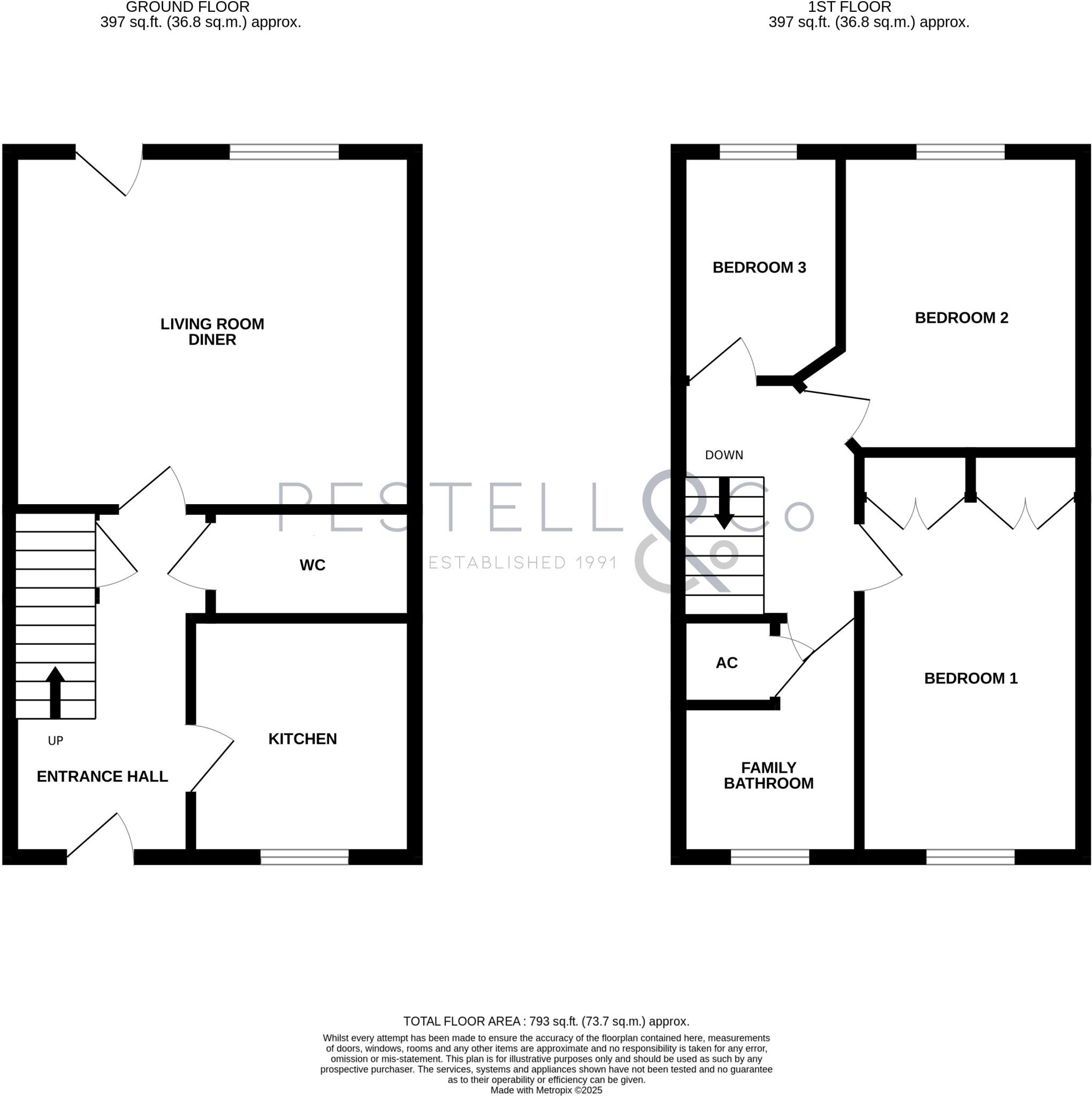 Edmar Close, Great Dunmow floorplan