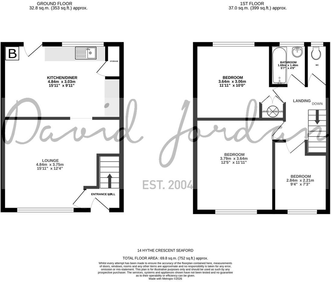 Hythe Crescent, Seaford floorplan