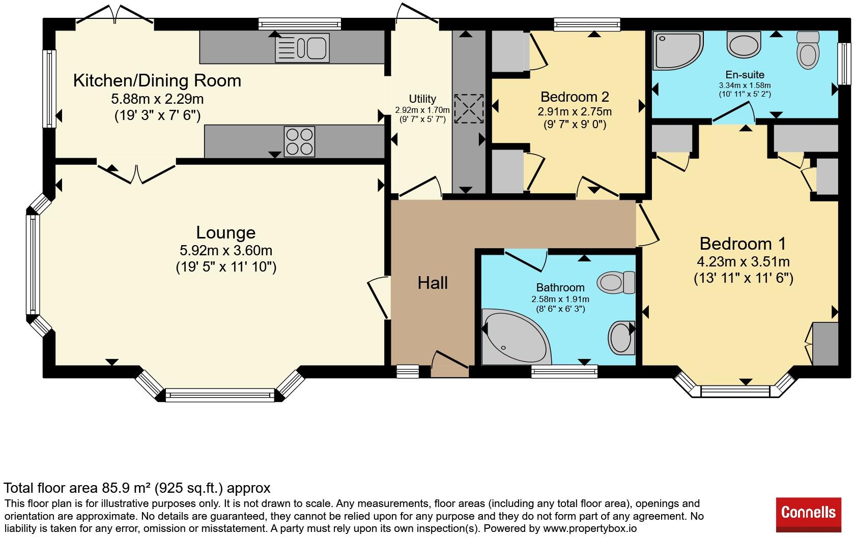 Dowles Road, Bewdley floorplan