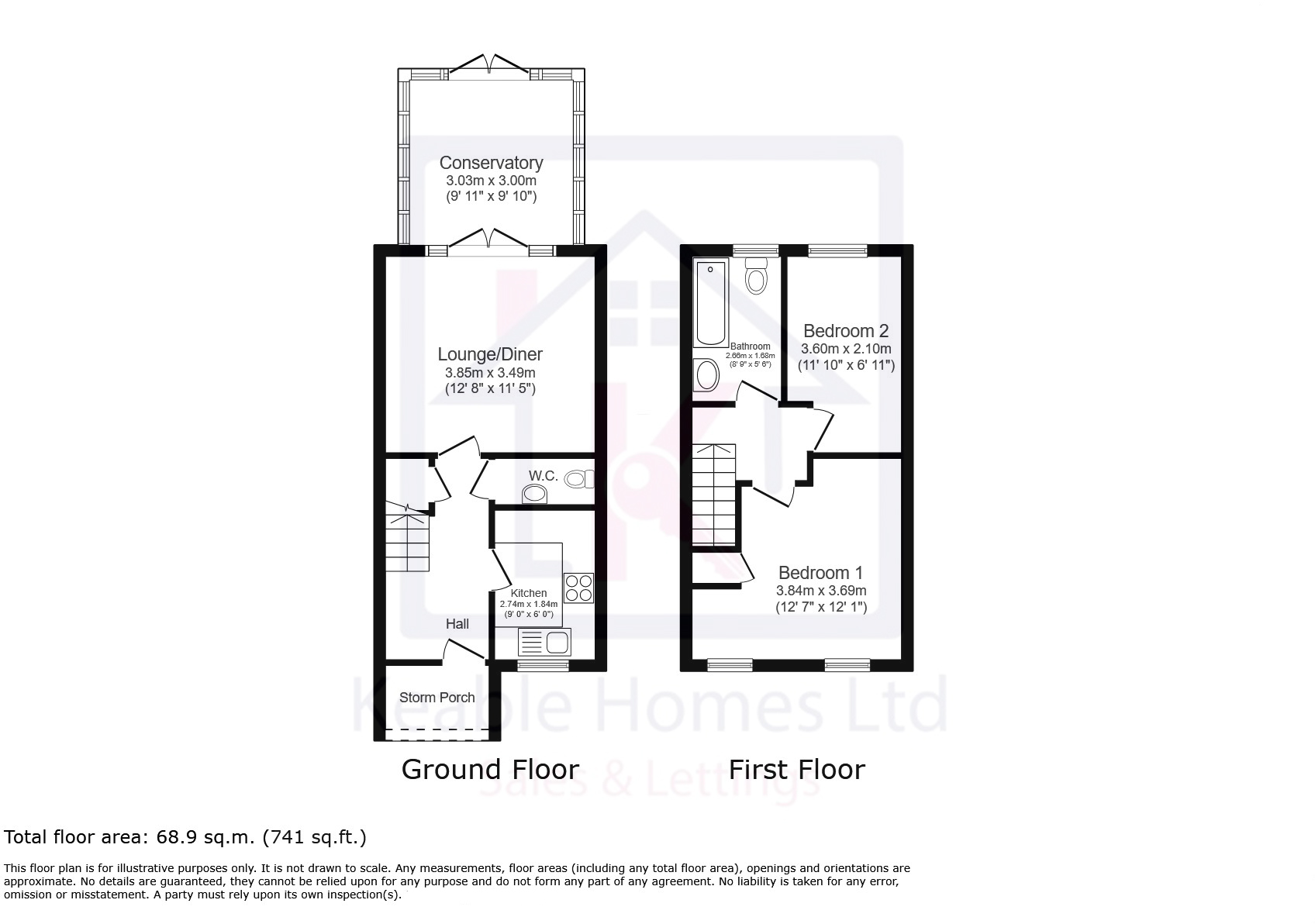 Horseshoe Drive, Wimblebury floorplan