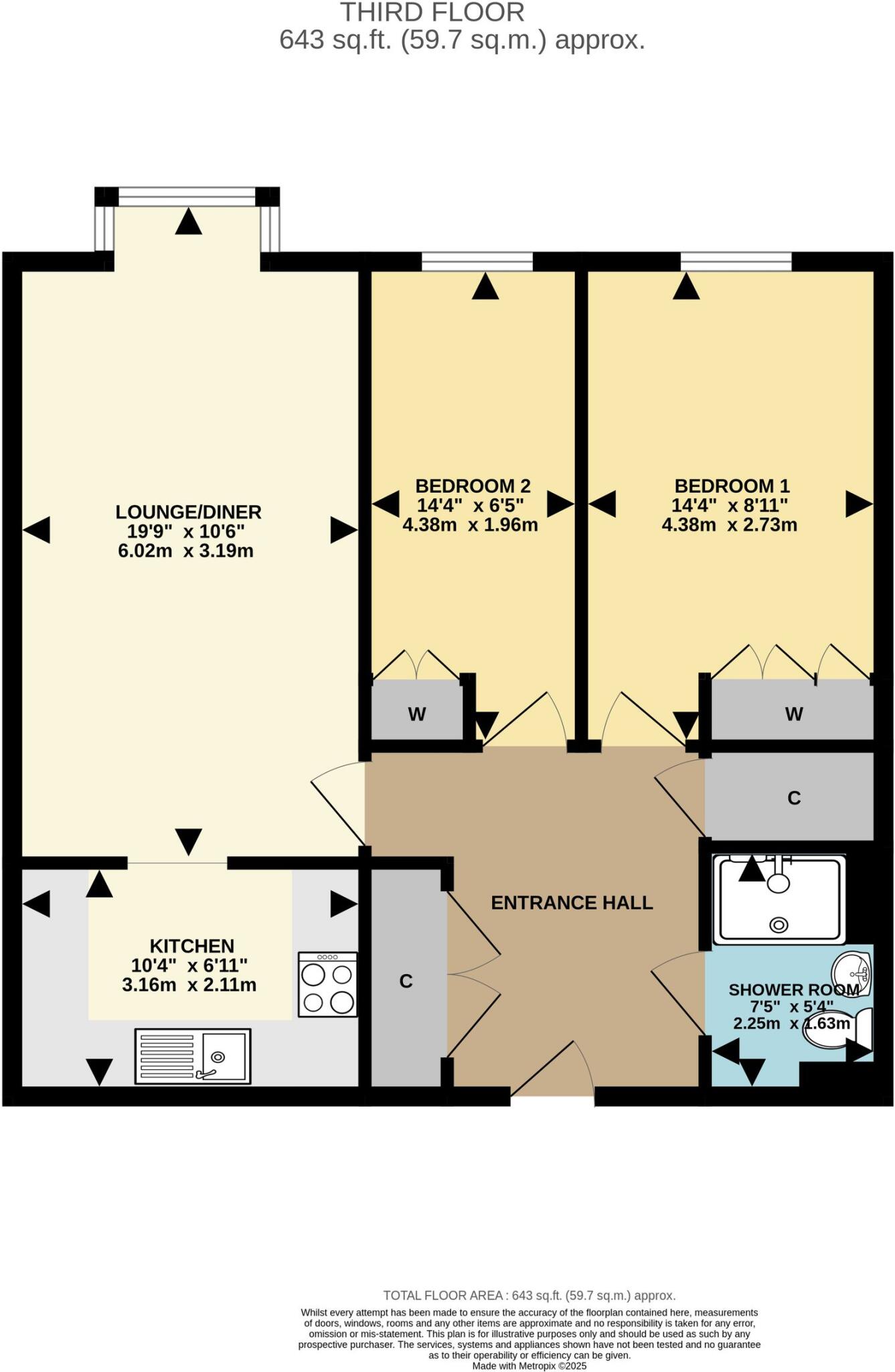 Barkers Court, Sittingbourne, ME10 floorplan