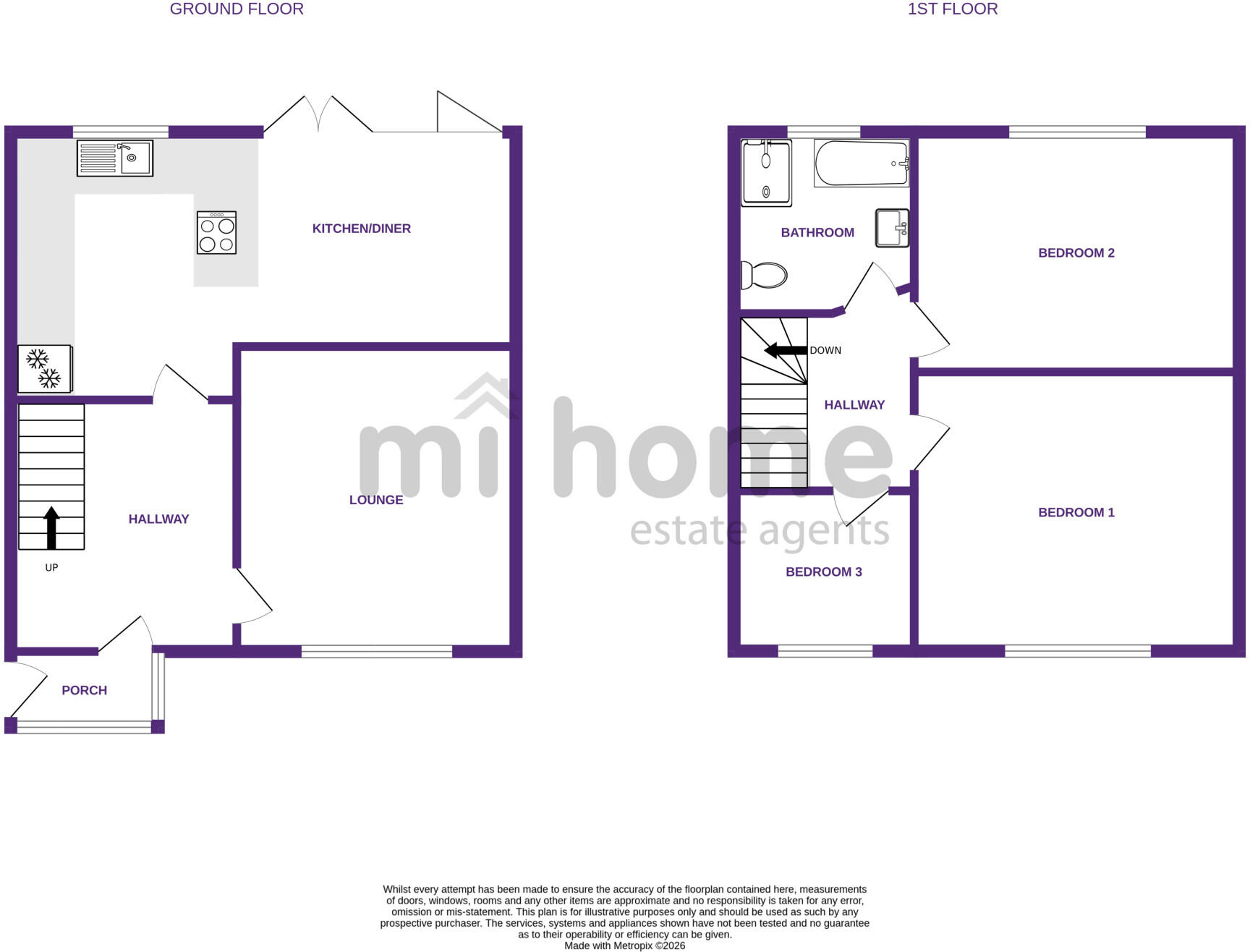 Manor Drive, Kirkham, Lancashire, PR4 floorplan