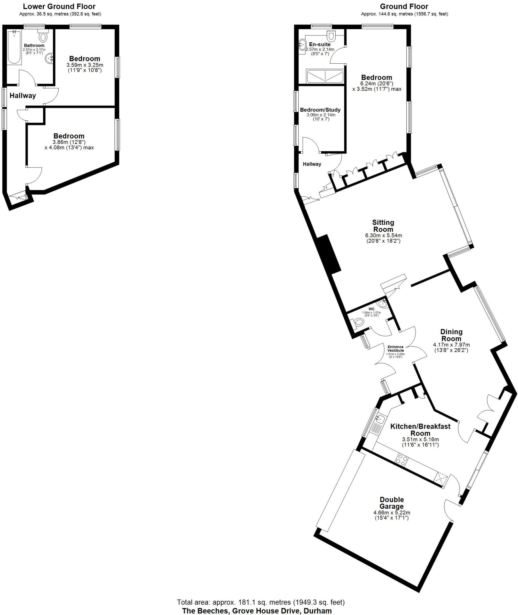 The Beeches, Grove House Drive, Gilesgate, DH1 floorplan