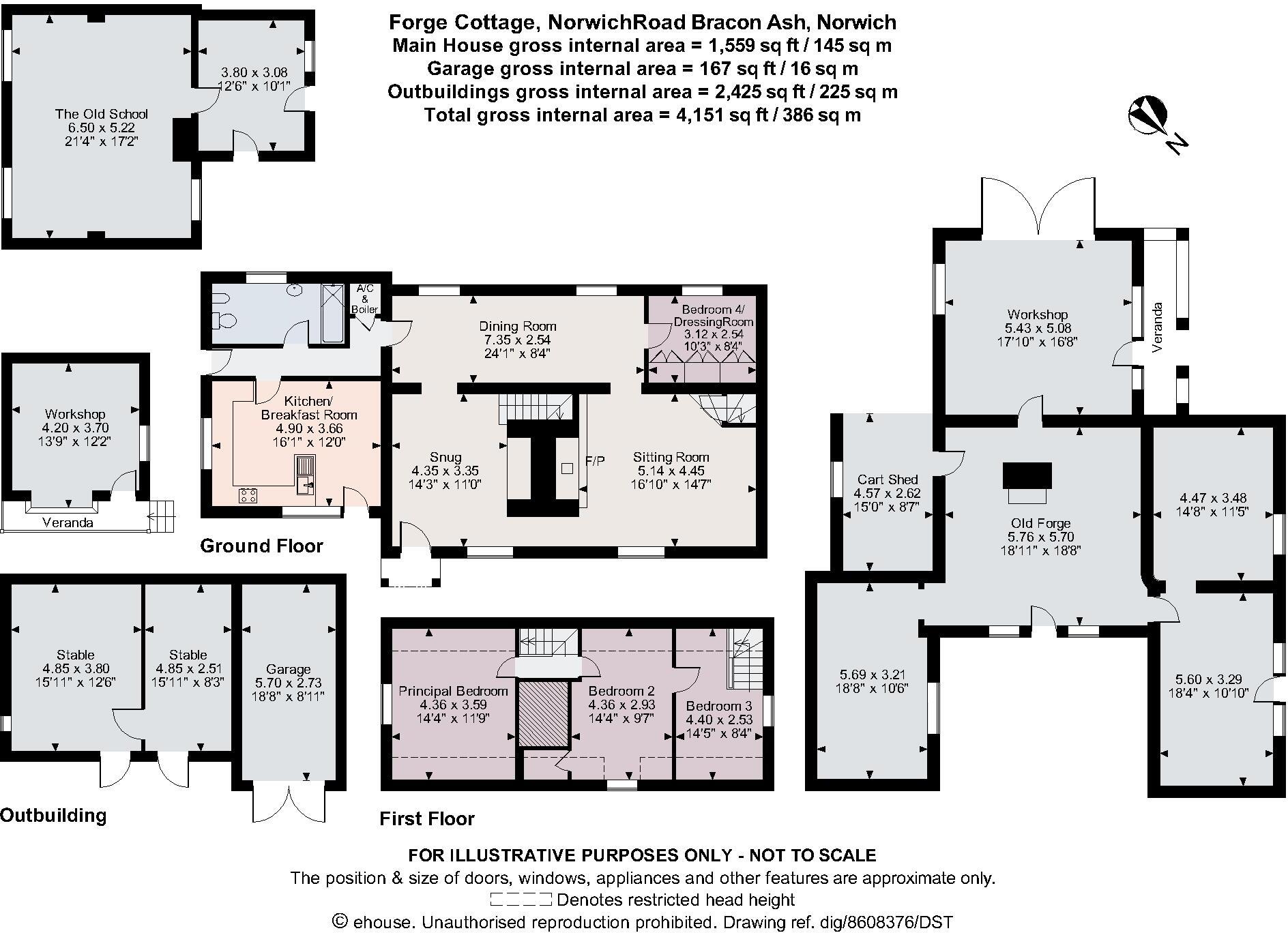 Norwich Road, Bracon Ash, Norwich, Norfolk, NR14 floorplan