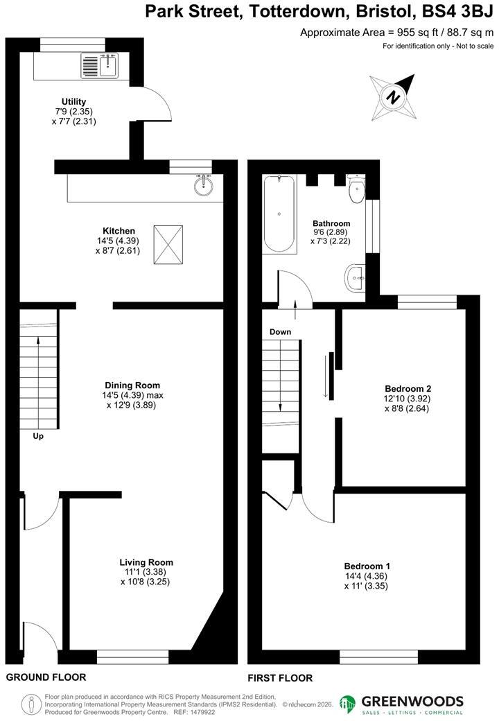 Park Street, Totterdown, Bristol floorplan