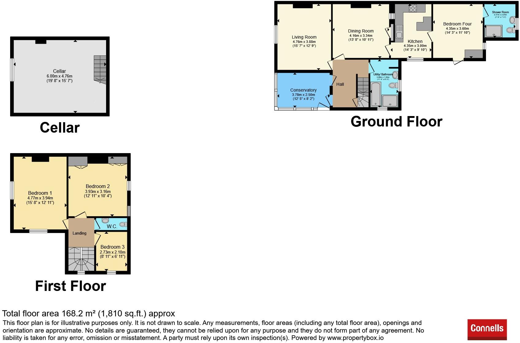 Sinton Green, Hallow, Worcester floorplan