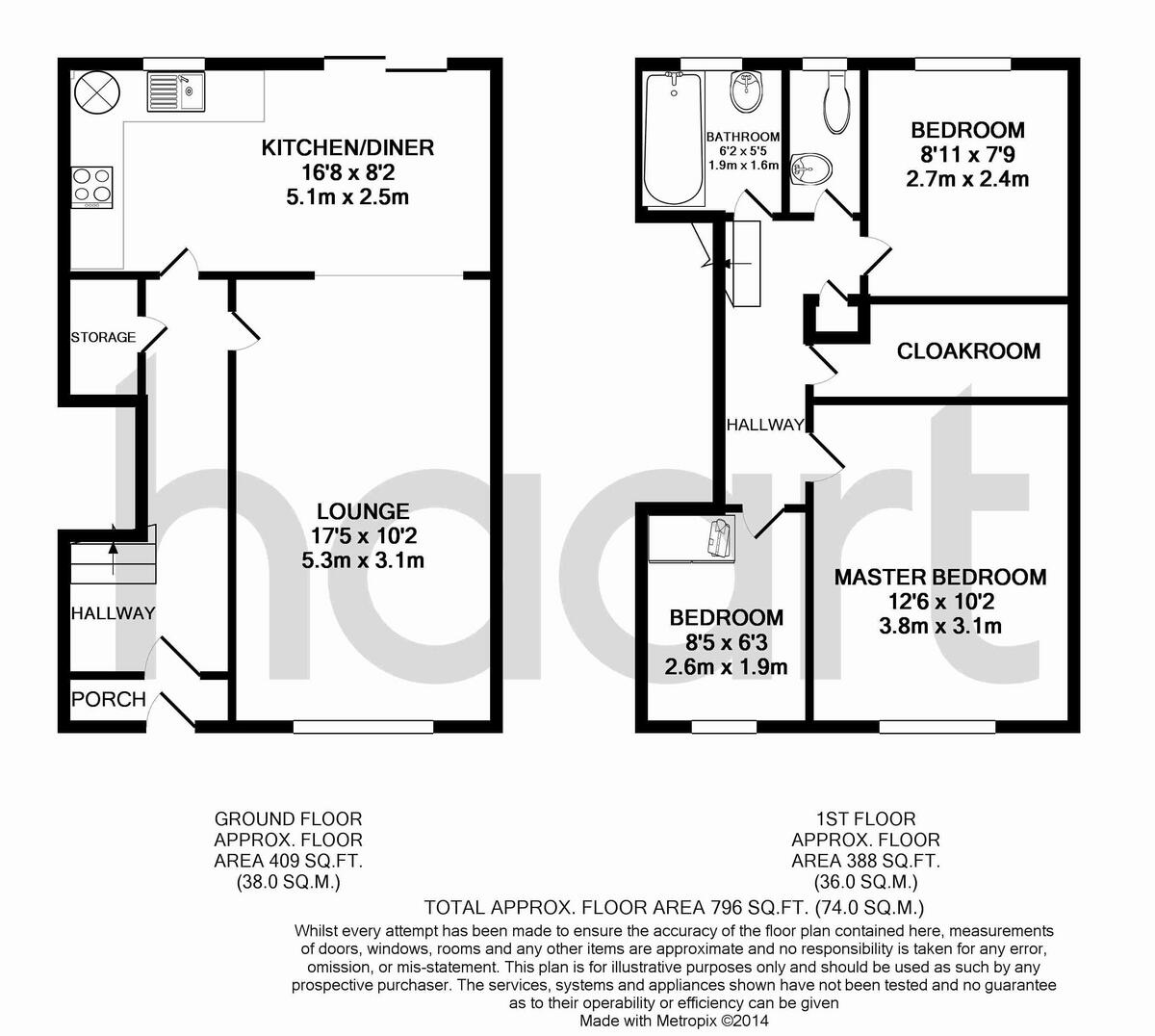 Patching Way, Hayes floorplan