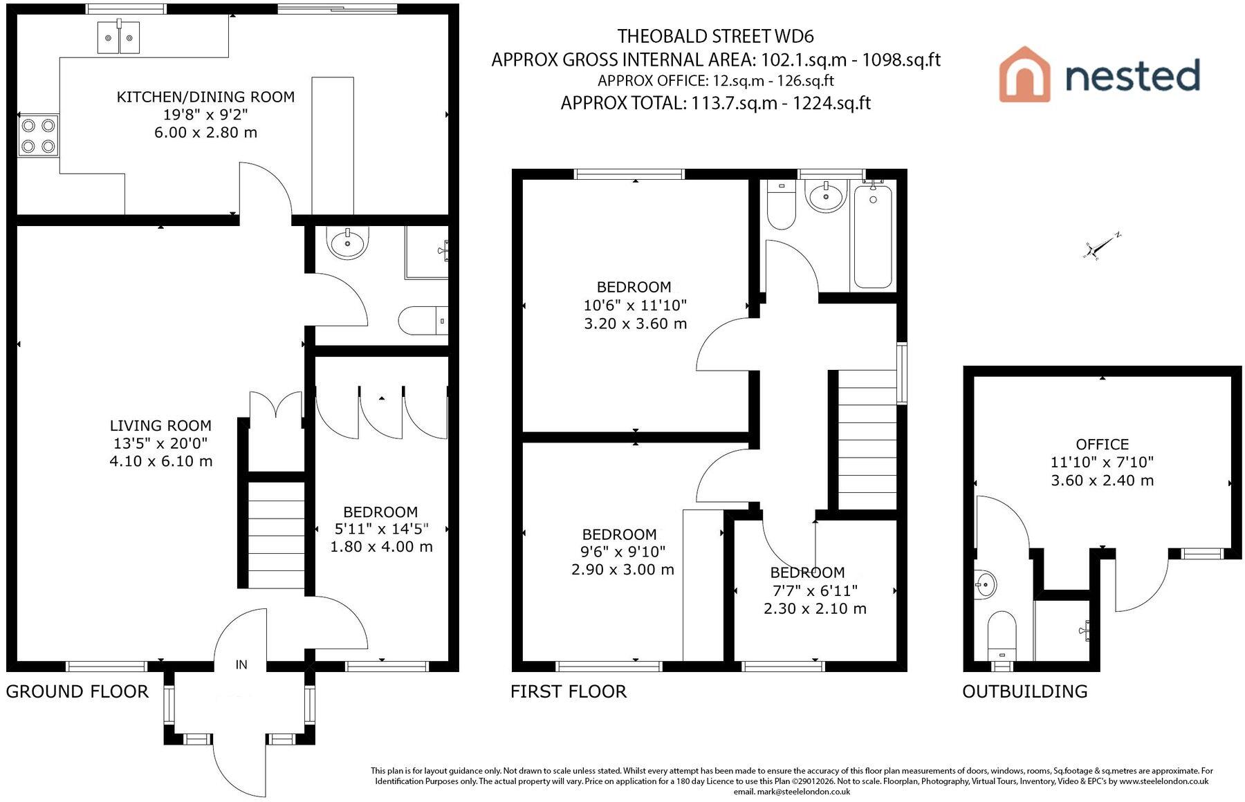Theobald Street, Borehamwood, WD6 floorplan
