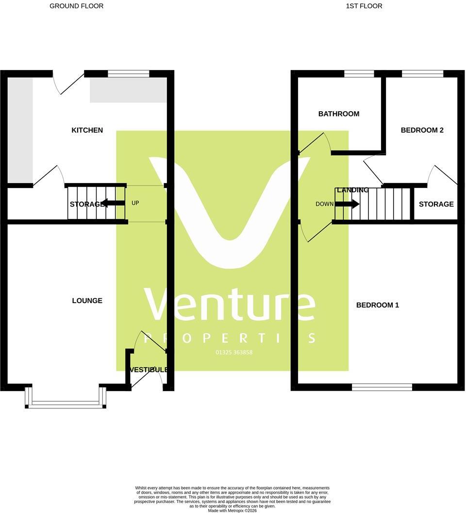 Brunton Street, Darlington floorplan