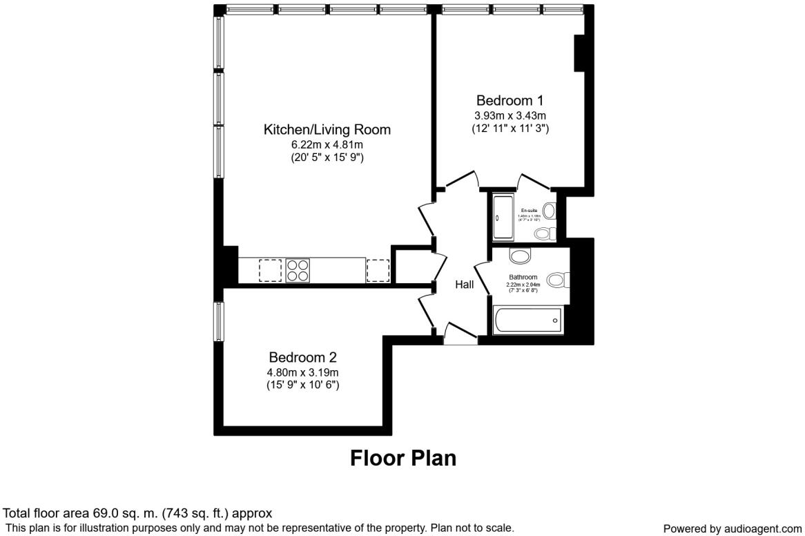 Kenyons Steps, Liverpool, L1 floorplan