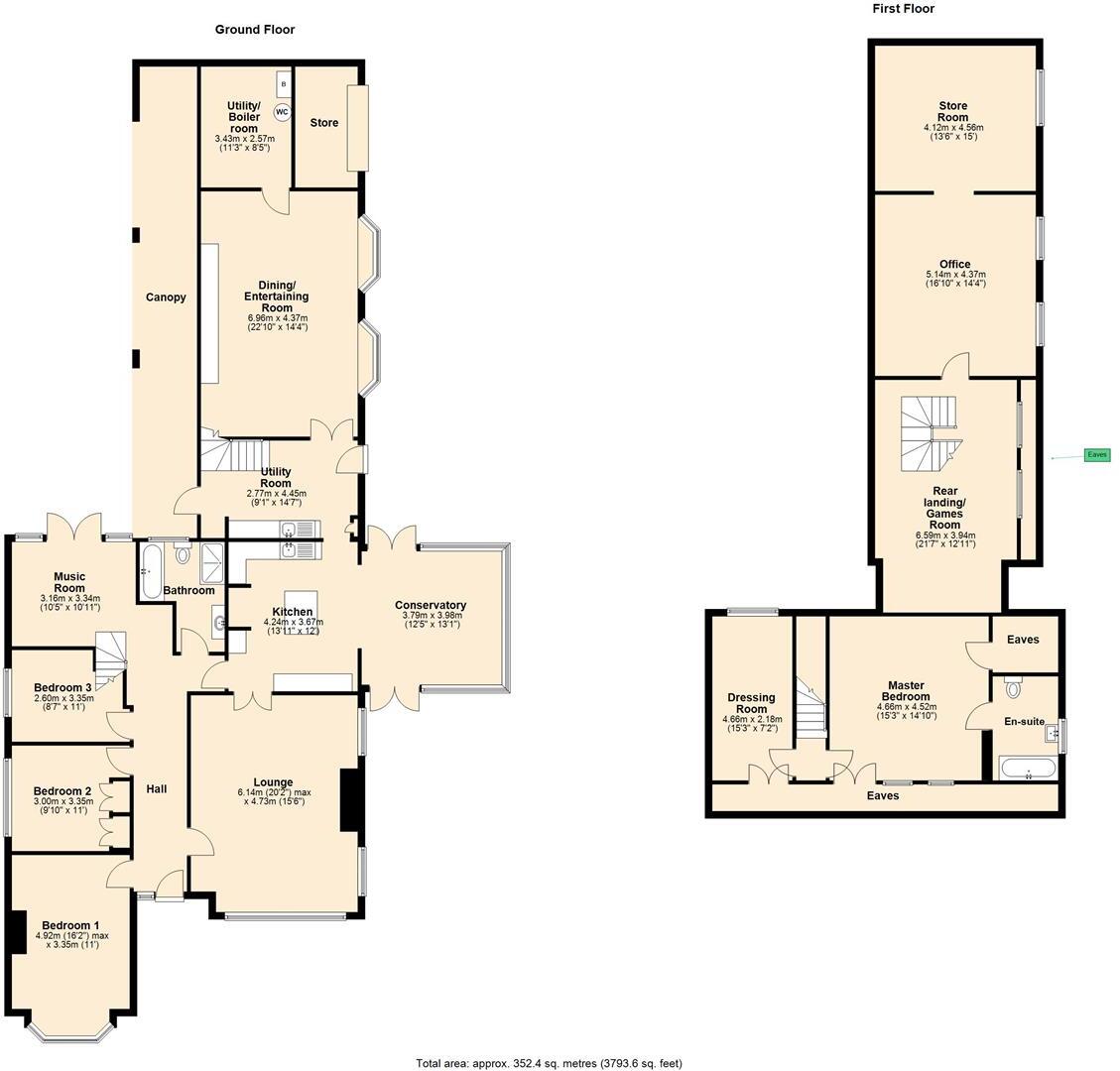 The Lunds, Kirk Ella, Hull floorplan