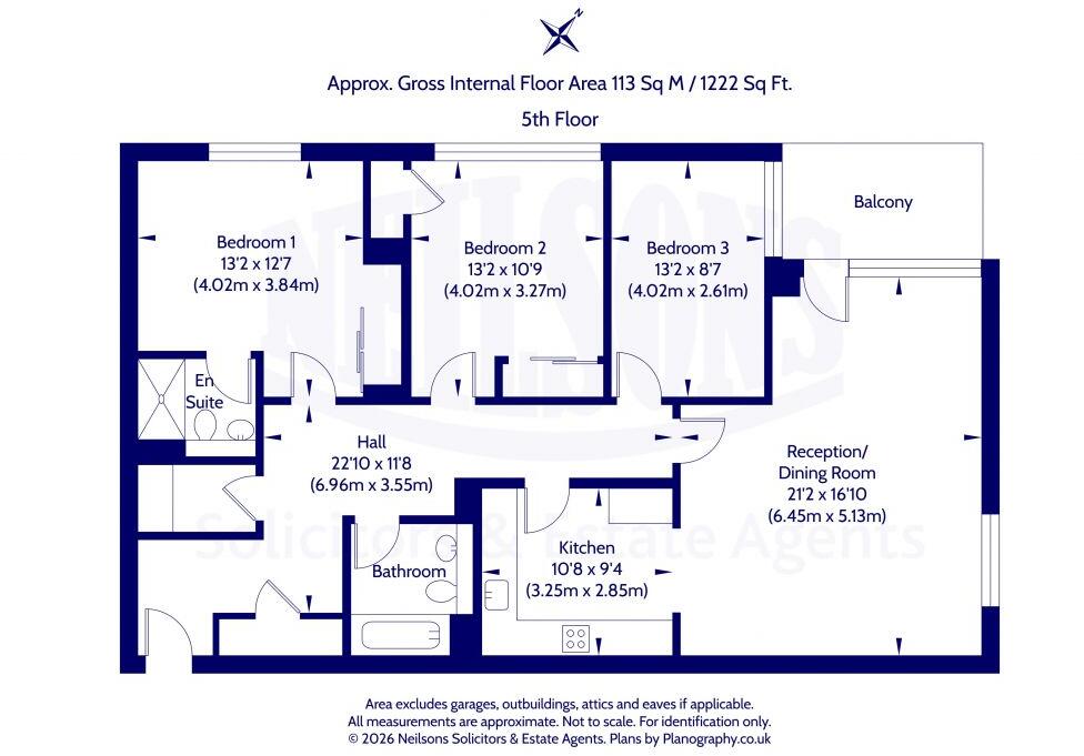 3/26 Western Harbour Drive, Edinburgh, EH6 6LR floorplan