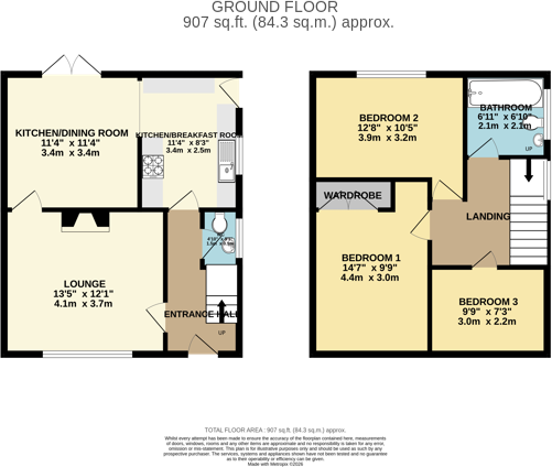 Bridge House, Hall Lane, Crostwick, Norwich, Norfolk floorplan