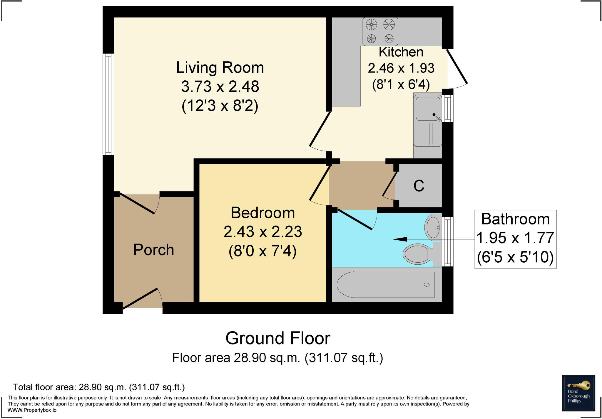 Barton Road, Barnstaple, Devon floorplan