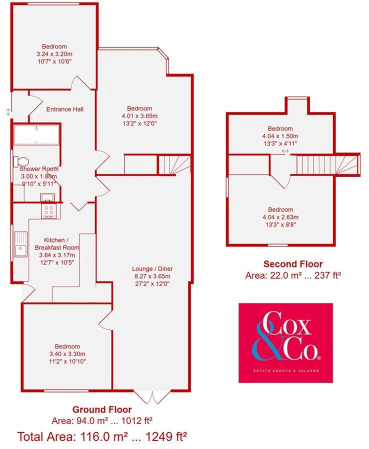 Fairfield Gardens, Portslade floorplan