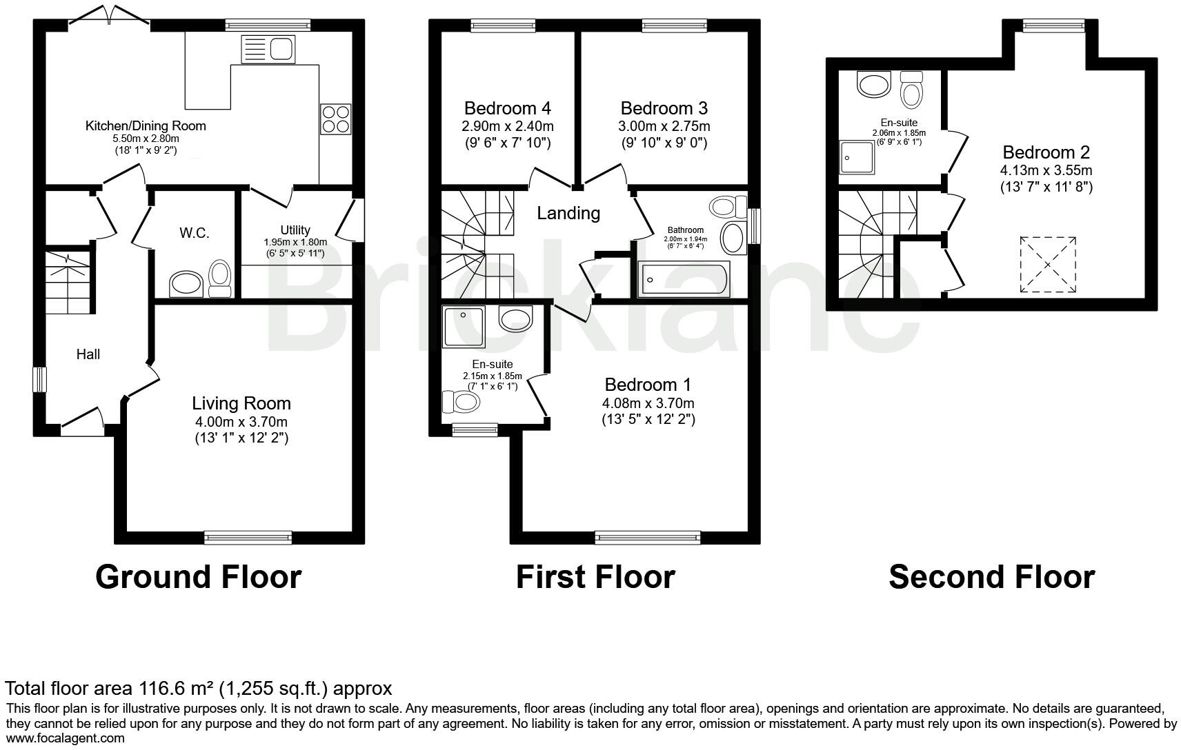 Rodney Close, MARKET HARBOROUGH floorplan