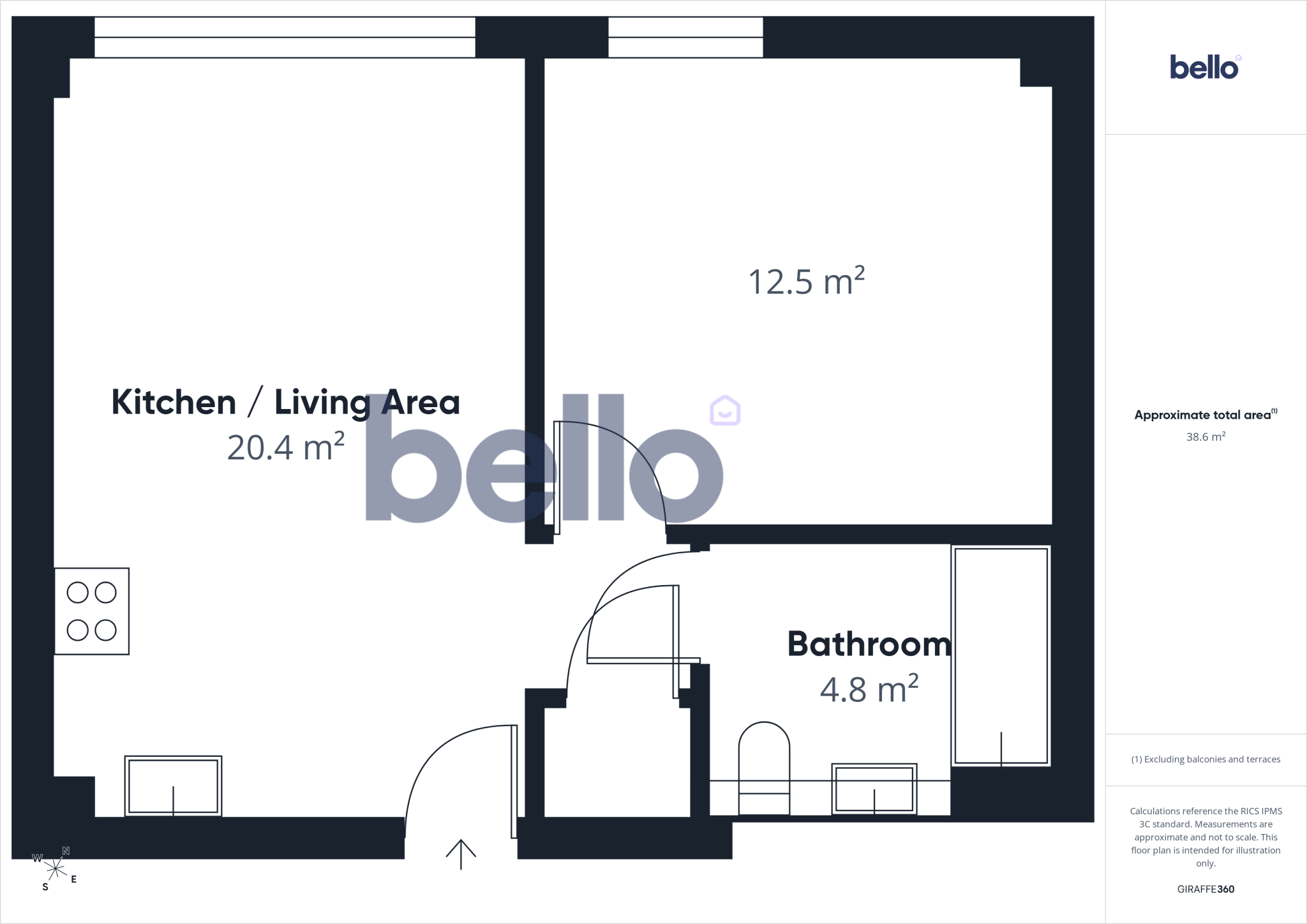 Church Inn, Ford Lane, Salford floorplan
