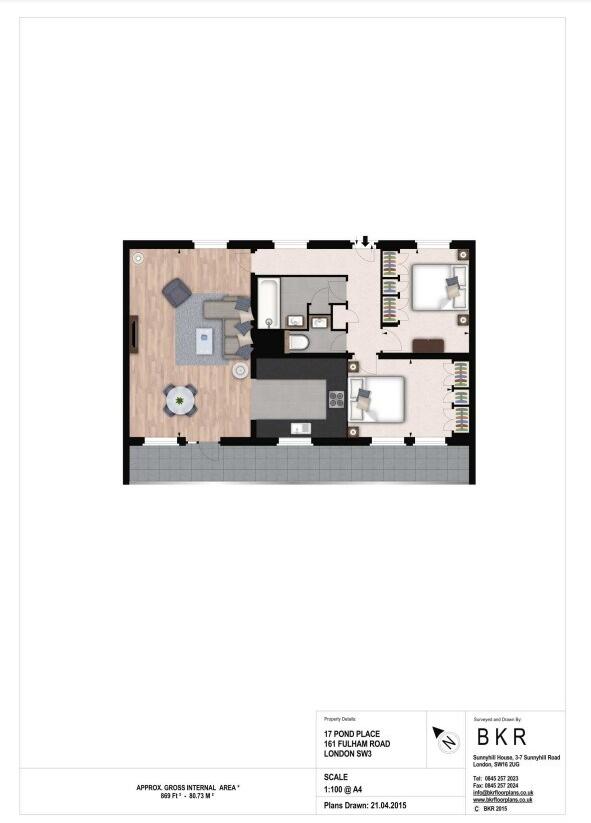 Fulham Road, South Kensington, London, SW3 floorplan